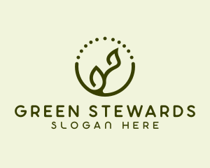 Minimalist Plant Spa logo design