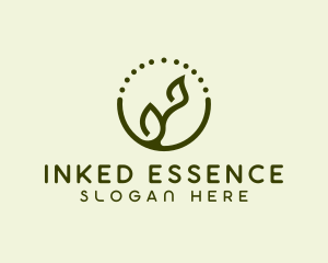 Minimalist Plant Spa logo design