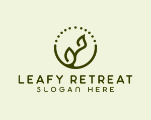 Minimalist Plant Spa logo design