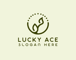 Minimalist Plant Spa logo design