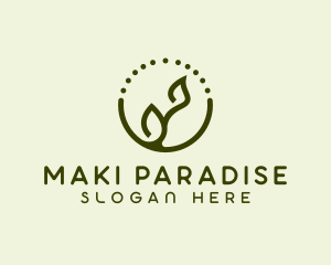 Minimalist Plant Spa logo design