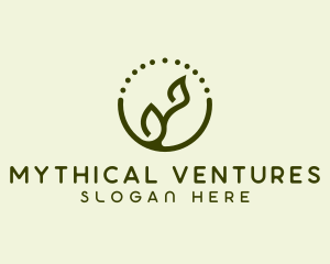 Minimalist Plant Spa logo design