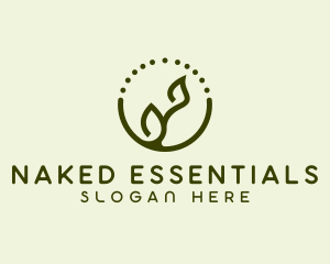 Minimalist Plant Spa logo design