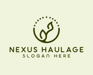 Minimalist Plant Spa logo design