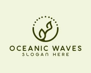 Minimalist Plant Spa logo design