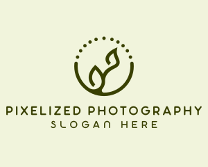 Minimalist Plant Spa logo design