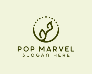 Minimalist Plant Spa logo design