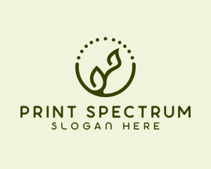 Minimalist Plant Spa logo design