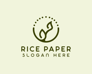 Minimalist Plant Spa logo design