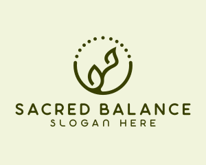 Minimalist Plant Spa logo design