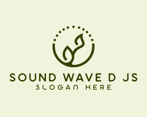 Minimalist Plant Spa logo design