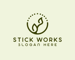 Minimalist Plant Spa logo design