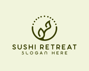 Minimalist Plant Spa logo design