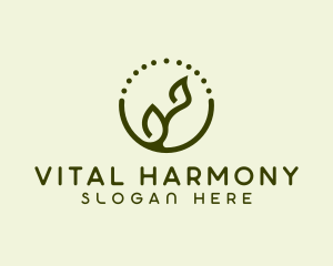 Minimalist Plant Spa logo design