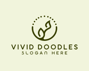 Minimalist Plant Spa logo design