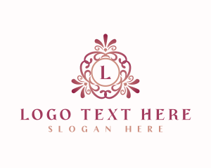 Ornamental Floral Elegant Logo