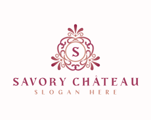 Ornamental Floral Elegant logo design