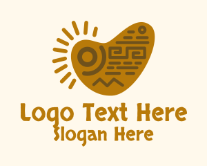 Mayan Tribal Art Logo
