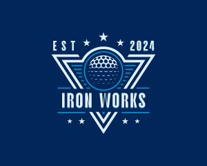 Golf Ball Tournament Logo