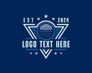 Golf Ball Tournament Logo