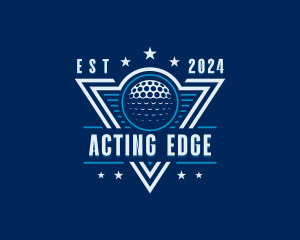 Golf Ball Tournament logo design