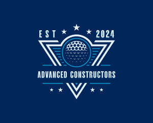 Golf Ball Tournament logo design