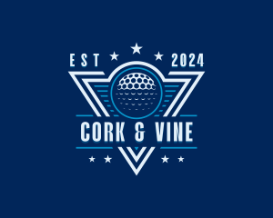 Golf Ball Tournament logo design