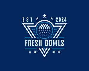 Golf Ball Tournament logo design