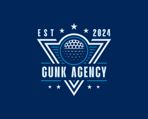 Golf Ball Tournament logo design