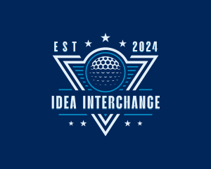 Golf Ball Tournament logo design