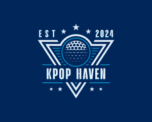 Golf Ball Tournament logo design