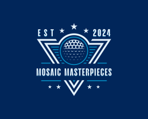 Golf Ball Tournament logo design