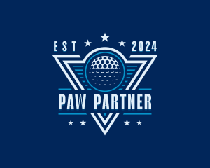 Golf Ball Tournament logo design