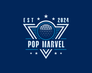 Golf Ball Tournament logo design