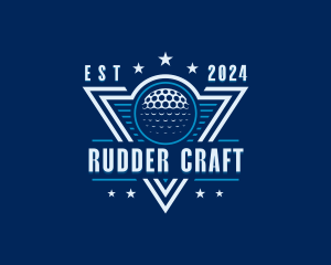 Golf Ball Tournament logo design