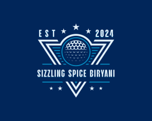 Golf Ball Tournament logo design