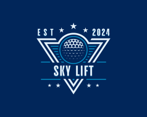 Golf Ball Tournament logo design