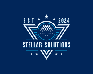 Golf Ball Tournament logo design