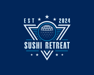 Golf Ball Tournament logo design