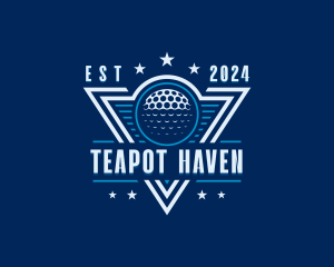 Golf Ball Tournament logo design