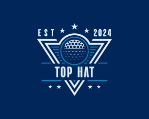 Golf Ball Tournament logo design