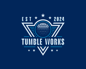 Golf Ball Tournament logo design