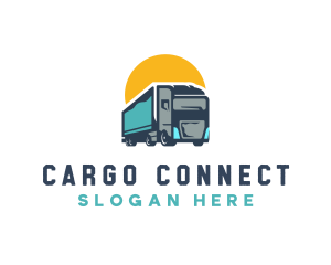 Trucking Cargo Delivery logo design