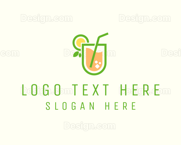 Healthy Juice Beverage Logo