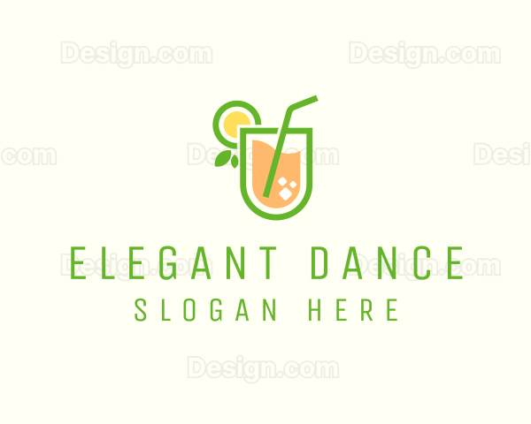 Healthy Juice Beverage Logo