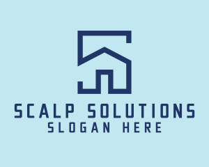 Housing Realty Letter S logo design