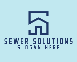 Housing Realty Letter S logo design