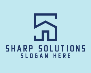 Housing Realty Letter S logo design