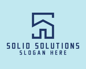 Housing Realty Letter S logo design