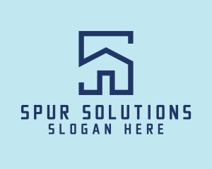 Housing Realty Letter S logo design